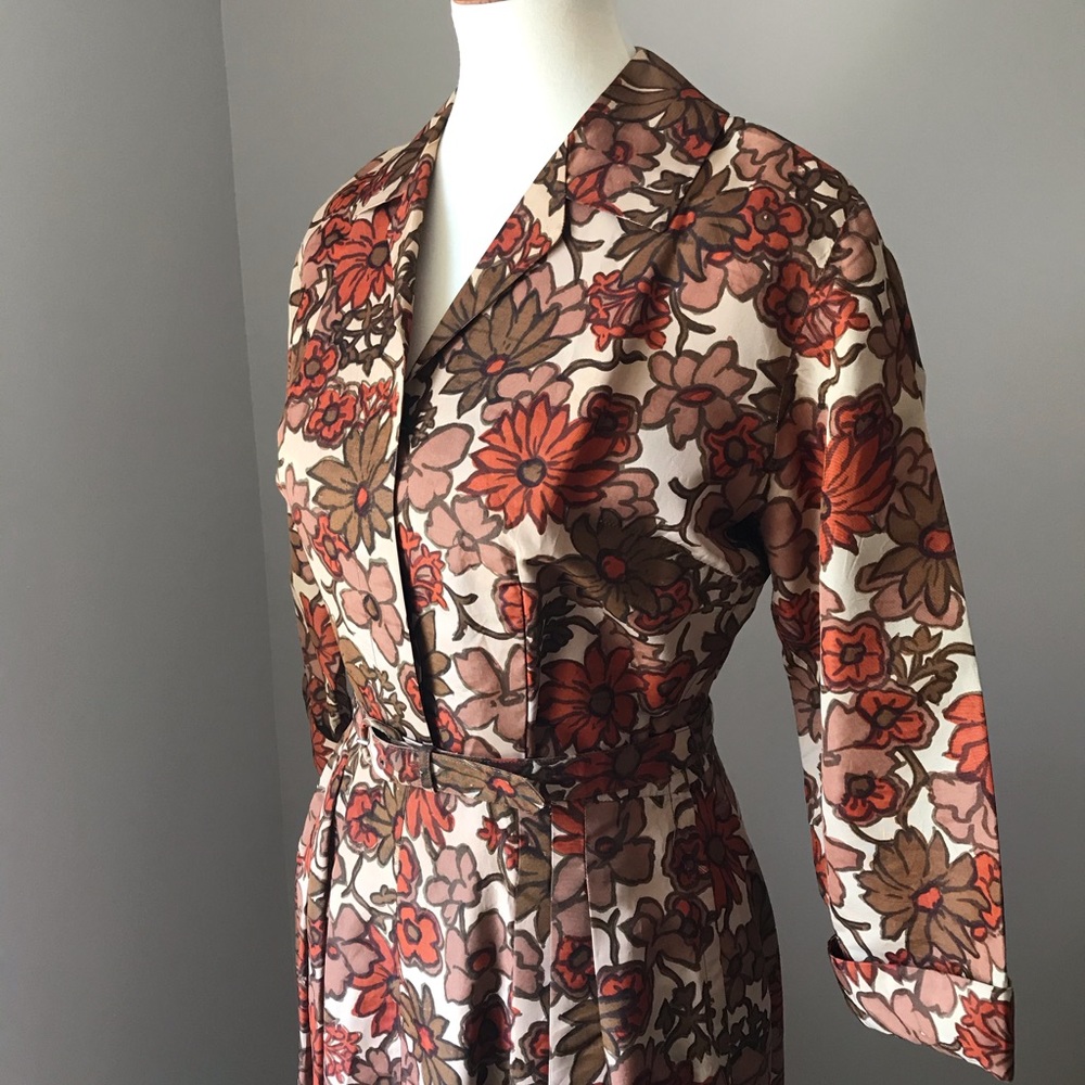 Vintage 1940s/50s Dress with Matching Belt